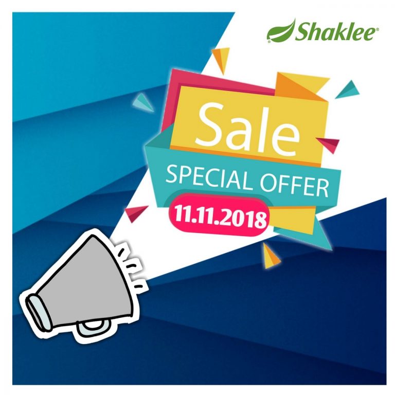Promosi 11.11 Shaklee Discount 11%