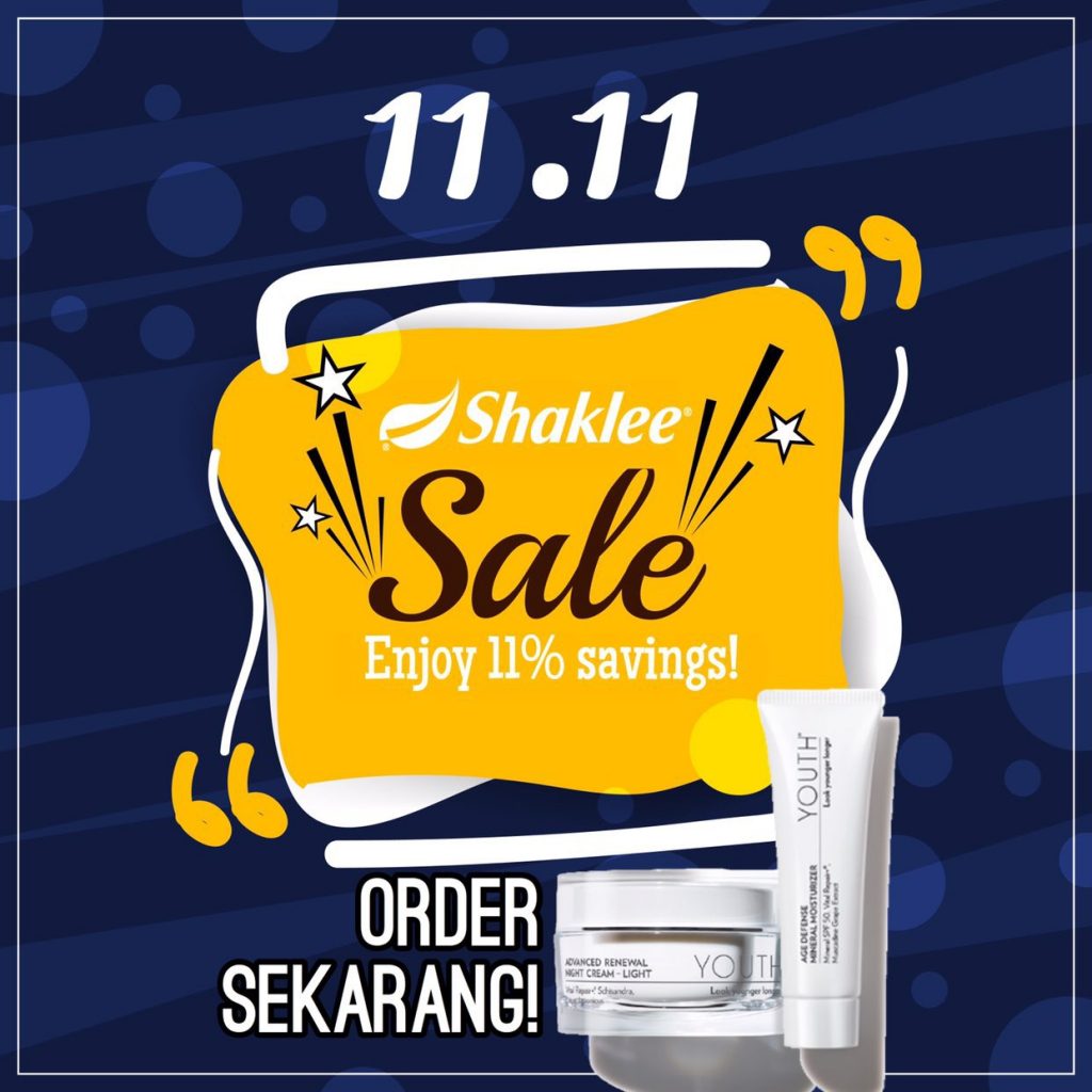sale 11.11 shaklee youth skincare